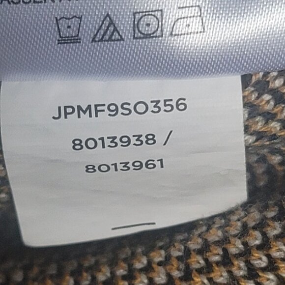 Jones New York Downtown Glam Full Zip Plaid Poncho. Size L/XL - Picture 6 of 7